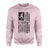 Soccer Grandma Vertical Flag on a Sweatshirt with a Black Graphic