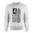 Soccer Grandma Vertical Flag on a Sweatshirt with a Black Graphic