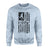 Soccer Grandma Vertical Flag on a Sweatshirt with a Black Graphic