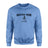 Soccer Mom with Soccer Player Icon and Soccer Player Name on a Sweatshirt with a Black Graphic