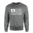 Martial Arts Grandpa Horizontal Flag on a Sweatshirt with a White Graphic