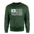 Martial Arts Grandpa Horizontal Flag on a Sweatshirt with a White Graphic