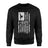 Martial Arts Grandpa Vertical Flag on a Sweatshirt with a White Graphic