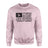 Martial Arts Grandma Horizontal Flag on a Sweatshirt with a Black Graphic