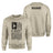 Martial Arts Grandma Vertical Flag With Martial Artist Name on a Sweatshirt with a Black Graphic