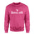 Basic Martial Arts with Martial Artist Icon on a Sweatshirt with a White Graphic