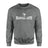 Basic Martial Arts with Martial Artist Icon on a Sweatshirt with a White Graphic