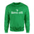 Basic Martial Arts with Martial Artist Icon on a Sweatshirt with a White Graphic