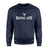 Basic Martial Arts with Martial Artist Icon on a Sweatshirt with a White Graphic