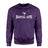 Basic Martial Arts with Martial Artist Icon on a Sweatshirt with a White Graphic