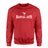 Basic Martial Arts with Martial Artist Icon on a Sweatshirt with a White Graphic