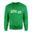 Custom Martial Arts Mascot and Martial Artist Name on a Sweatshirt with a White Graphic