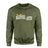 Custom Martial Arts Mascot and Martial Artist Name on a Sweatshirt with a White Graphic