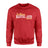 Custom Martial Arts Mascot and Martial Artist Name on a Sweatshirt with a White Graphic