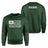 Martial Arts Mom Horizontal Flag With Martial Artist Name on a Sweatshirt with a White Graphic