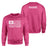 Martial Arts Mom Horizontal Flag With Martial Artist Name on a Sweatshirt with a White Graphic
