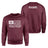 Martial Arts Mom Horizontal Flag With Martial Artist Name on a Sweatshirt with a White Graphic