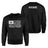 Martial Arts Mom Horizontal Flag With Martial Artist Name on a Sweatshirt with a White Graphic