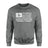 Martial Arts Mom Horizontal Flag on a Sweatshirt with a White Graphic