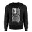 Martial Arts Mom Vertical Flag on a Sweatshirt with a White Graphic