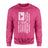 Martial Arts Mom Vertical Flag on a Sweatshirt with a White Graphic