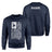 Martial Arts Mom Vertical Flag With Martial Artist Name on a Sweatshirt with a White Graphic