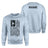 Martial Arts Dad Vertical Flag With Martial Artist Name on a Sweatshirt with a Black Graphic
