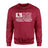 Hockey Grandpa Horizontal Flag on a Sweatshirt with a White Graphic