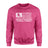 Hockey Grandpa Horizontal Flag on a Sweatshirt with a White Graphic