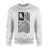 Hockey Grandpa Vertical Flag on a Sweatshirt with a Black Graphic