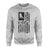 Hockey Grandpa Vertical Flag on a Sweatshirt with a Black Graphic