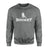 Basic Hockey with Hockey Player Icon on a Sweatshirt with a White Graphic