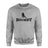 Basic Hockey with Hockey Player Icon on a Sweatshirt with a Black Graphic
