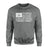 Basketball Grandma Horizontal Flag on a Sweatshirt with a White Graphic