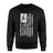Basketball Grandma Vertical Flag on a Sweatshirt with a White Graphic