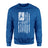 Basketball Grandma Vertical Flag on a Sweatshirt with a White Graphic
