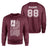 Basketball Grandma Vertical Flag With Basketball Player Name on a Sweatshirt with a White Graphic