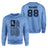 Hockey Grandpa Vertical Flag With Hockey Player Name on a Sweatshirt with a Black Graphic