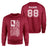 Hockey Grandpa Vertical Flag With Hockey Player Name on a Sweatshirt with a White Graphic
