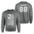 Hockey Grandpa Vertical Flag With Hockey Player Name on a Sweatshirt with a White Graphic