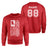 Hockey Grandpa Vertical Flag With Hockey Player Name on a Sweatshirt with a White Graphic