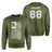 Hockey Grandpa Vertical Flag With Hockey Player Name on a Sweatshirt with a White Graphic