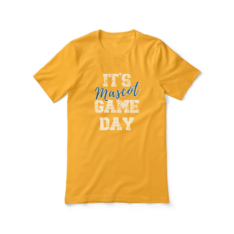 Custom It's Game Day Shirt With Mascot on a Unisex T-Shirt