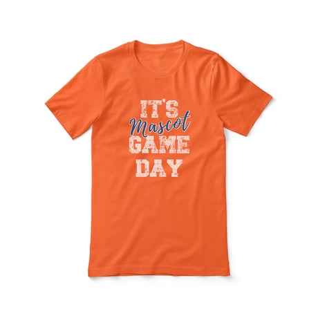 Custom It's Game Day Shirt With Mascot on a Unisex T-Shirt