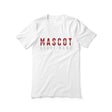 Custom School Spirit Shirt With Mascot and Sport With Striped Text Design on a Unisex T-Shirt