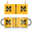 Custom School Spirit Mug With Mascot Initial and Sport Name