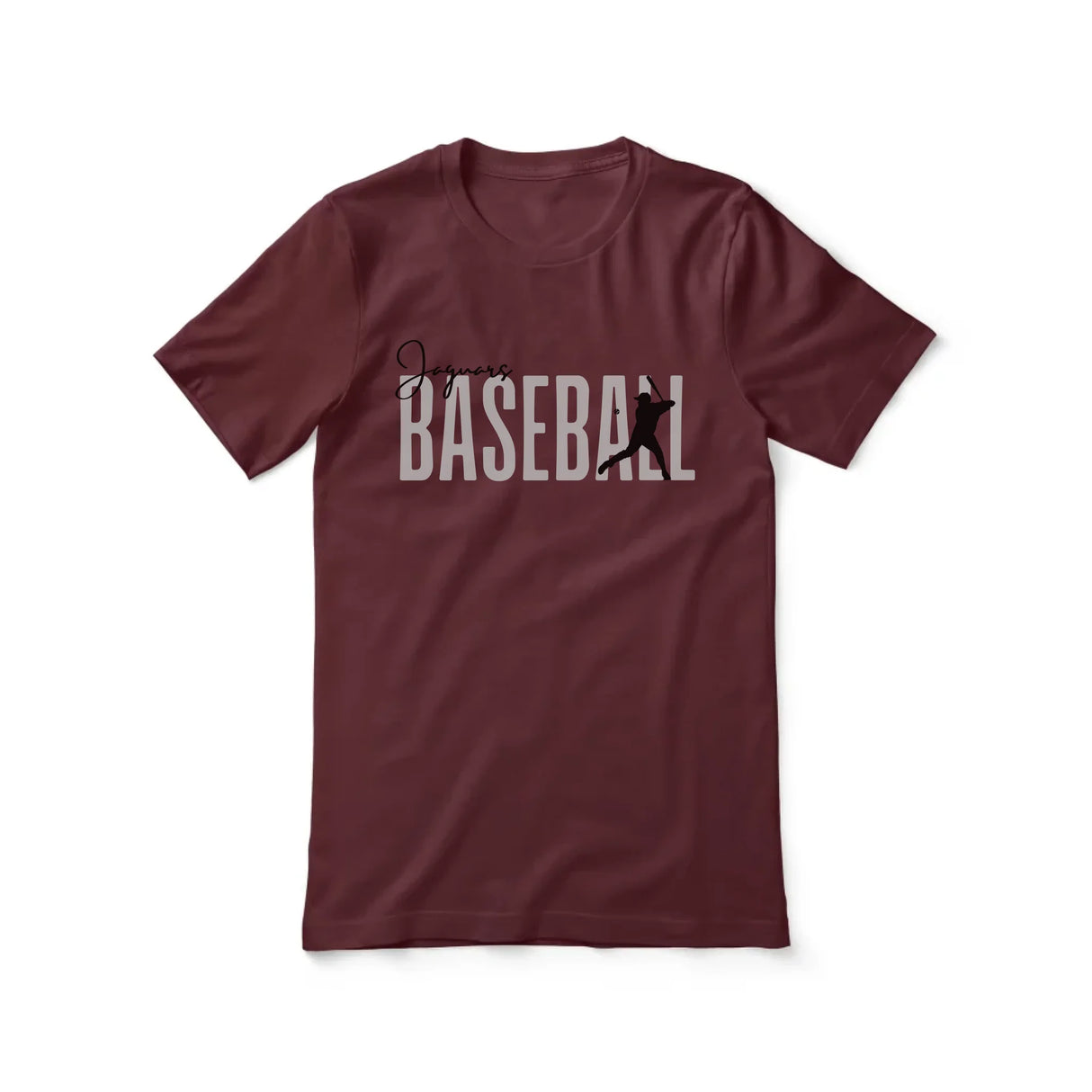 Personalized Baseball Shirt With Modern Bold Design on a Unisex T-Shirt