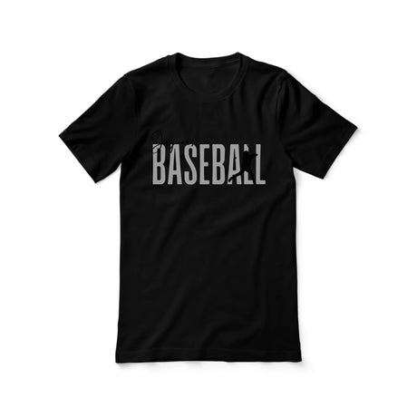 Personalized Baseball Shirt With Modern Bold Design on a Unisex T-Shirt