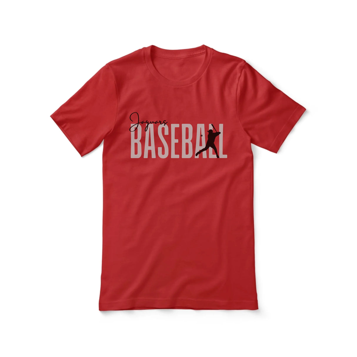 Personalized Baseball Shirt With Modern Bold Design on a Unisex T-Shirt