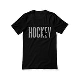 Personalized Hockey Shirt With Modern Bold Design on a Unisex T-Shirt